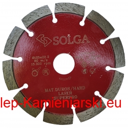  TARCZA DIAMENTOWA SOLGA 125MM DO GRANITU I BAZALTU